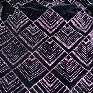 Beautiful Vintage 90s CDC Glitter Velvet Prom Gown! thumbnail 8