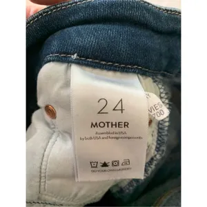 MOTHER The Looker Ankle Fray Home Movies Jeans women's size 24 thumbnail 5