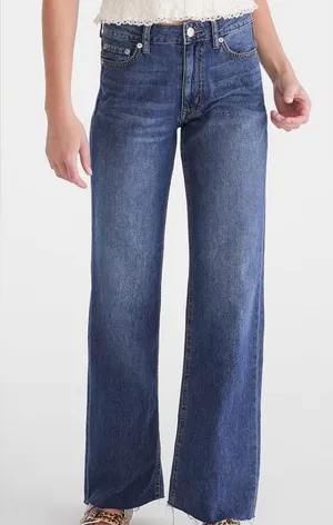 🌺Aeropostale High Rise Wide Leg Jeans Size 6🌺 thumbnail 1
