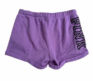 PINK Victoria's Secret Purple Cozy Athletic Shorts thumbnail 1