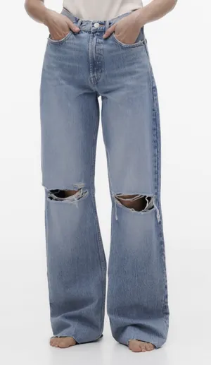ZARA Wide Leg Jeans thumbnail 1
