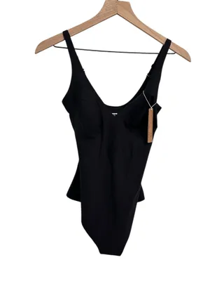 Skims Body Plunge Bodysuit Onyx Large NWT SOLD OUT thumbnail 5