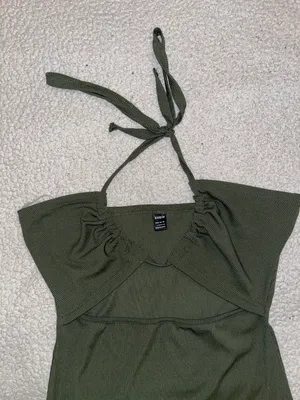 Cutout Dress Green Size L thumbnail 3