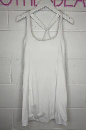 Victoria secret white romper sz Large L 1 pc tennis outfit stretchy stretch thumbnail 1