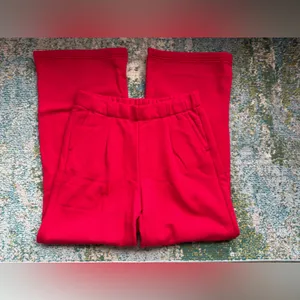 NWOT Talulah red flare seamed sweatpants, size large thumbnail 3
