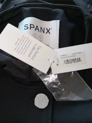 NWT $228 Spanx Women's Ponte Bomber Jacket Long Sleeve Classic Black Small thumbnail 6