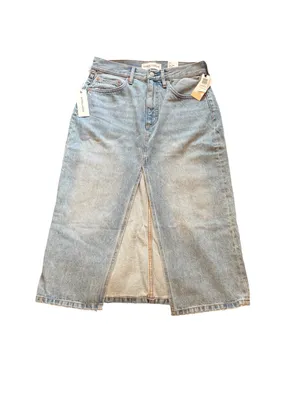 Aritzia NEW Denim Forum Halle Denim Skirt thumbnail 2