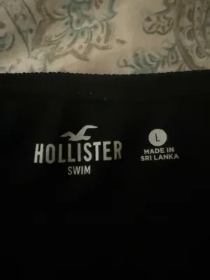 Hollister Black Bikini Bottoms thumbnail 3