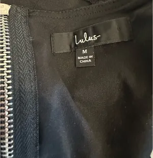 Lulus Black Satin Corset Top  thumbnail 3