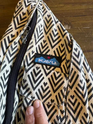 Kavu Canvas Sling Crossbody Active Bag Printed Outdoor Hike Rope Print Aztec thumbnail 3