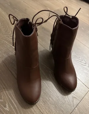 Brown Booties Size 6.5 thumbnail 1