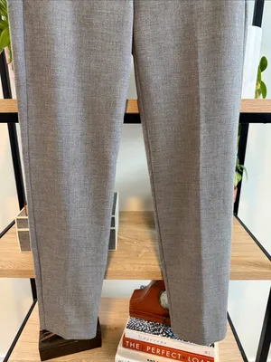 J. Crew Cameron 365 Mid-Rise Gray Ankle Woven Career Dress Pant Trouser, 2 thumbnail 3
