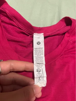 Lululemon Hot Pink Short Sleeve thumbnail 2