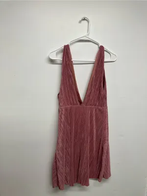 Free People Twist And Shout Mini Dress in Pink - NWT thumbnail 8