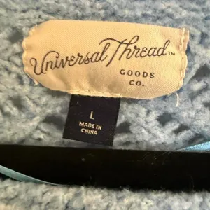 Universal Threads Womens Large Sky Blue Knot Sweater Crochet Vintage thumbnail 3