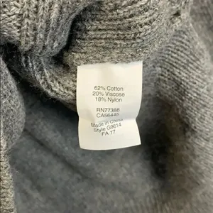 Madewell bell sleeve gray sweater thumbnail 4