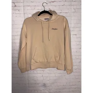 Brixton Freebird Hoodie Tan Beige Graphic Eagle Pullover Sweatshirt Womens XS thumbnail 3