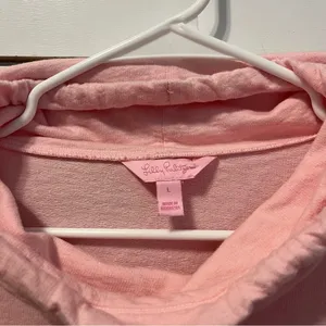 Lilly Pulitzer Pink Cowl Neck Pullover thumbnail 4