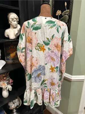 Z&L Cotton Boho Swim Cover‑Up – Size Large thumbnail 9