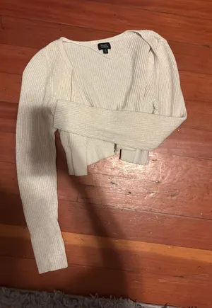 Beverly and beck cropped sweater White Size M thumbnail 1