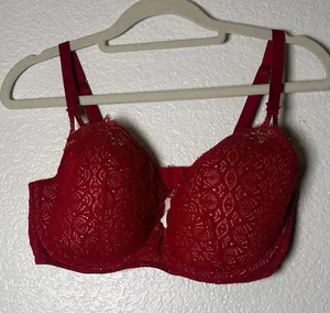 Victorias Secret Dream Angels Elegant Red Lace‎ Bra thumbnail 1