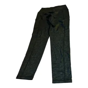 aerie Dark Green Heathered Leggings Size M thumbnail 3