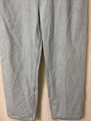 Abercrombie & Fitch The Loose High Rise Light Wash Jeans 29/8 thumbnail 5
