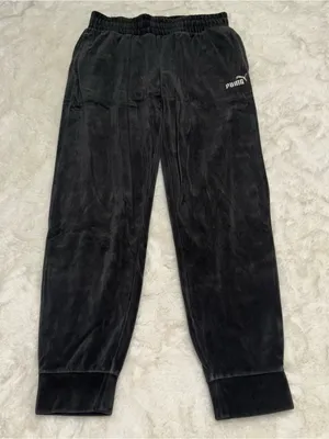 puma velour sweatpants thumbnail 1