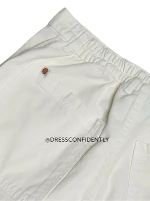 BIG BUD PRESS Classic Work Shorts, Vintage White, Medium White thumbnail 6