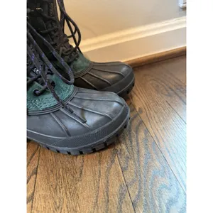 Hunter Skylar Waterproof Boot Green/black Women's Sz 7 $225 thumbnail 8