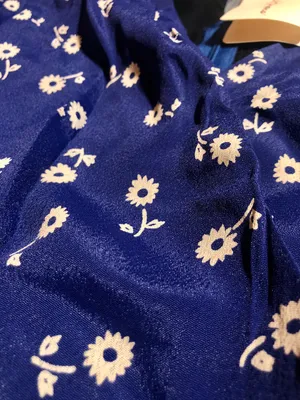 For Love & Lemons Blue Floral Romper thumbnail 5