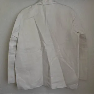 Anthropologie Rachael Wang Oversized oatmeal blazer neutral NWOT size Large‎ thumbnail 11