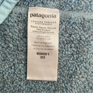 Patagonia Better Sweater 1/4 Zip Pullover Fleece Blue XXS thumbnail 4