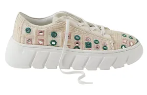 FREE PEOPLE Catch Me If You Can Crochet Sneaker, Size 39 Right Shoe ONLY No Mate thumbnail 1