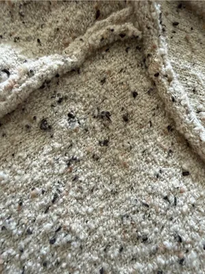 Free People Marsala Tweed Nun Wool Oversized Short Sleeved Sweater size Medium thumbnail 9