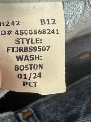 Favorite Daughter The Tommy Boston Low Slung Straight Jeans Size 27‎ thumbnail 14