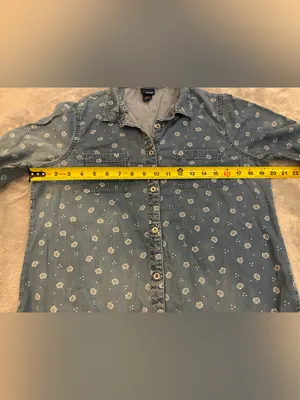 Women’s Basic Editions Brand Denim Printed Button thumbnail 5