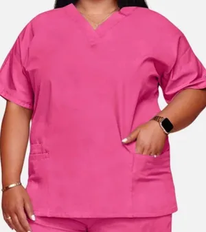 Cherokee Workwear scrub top thumbnail 1