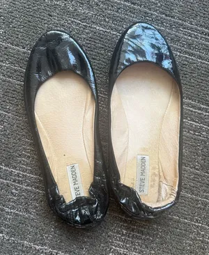 Steve Madden Patent Leather Flats thumbnail 1