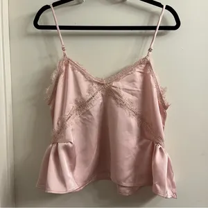 NWT Georgie Lacey Layering Cami Pink Large thumbnail 7