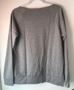 Halloween Sweatshirt, 3XL 🎃 Gray Size 3X thumbnail 2