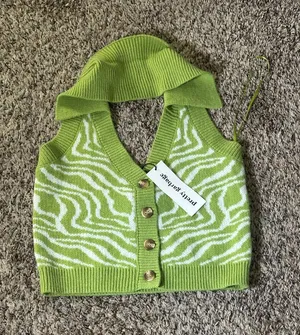 Knitted halter top Green Size 8 thumbnail 1