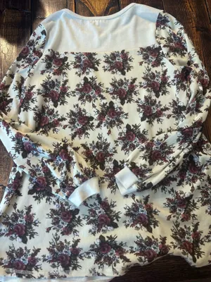 Easel Floral Top Boho Tunic thumbnail 3