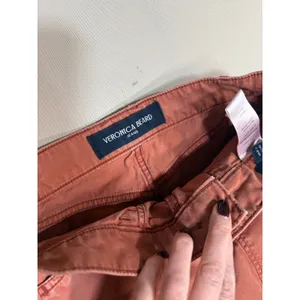 Veronica Beard Sloan High Rise Barrel LegPants Washed red oak size 24 thumbnail 3