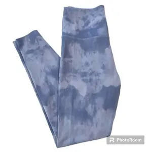 ✨Beyond Yoga Olympus High Waisted Midi Tie Dye Blue Sz M Leggings✨ thumbnail 7
