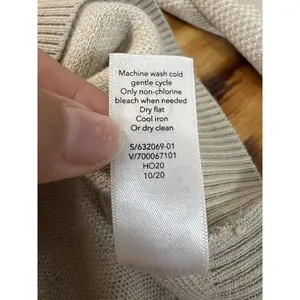 Athleta Jacquard Textured Crew Sweater‎ Small ABSTRACT CREAM #632069 $129 Preppy thumbnail 10