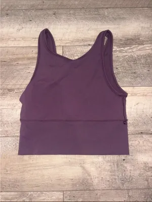 NWOT Lululemon Power Pivot Tank *Everlux in Grape Thistle Size 8 thumbnail 6
