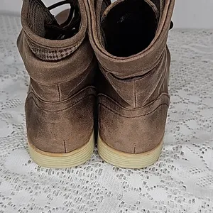 Cliffs BTW White Mountain Derby brown lace up high top ankle boots sz 8.5 thumbnail 6