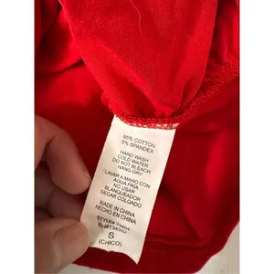 Ambiance Red Strapless Zip-Up Tube Top – Size S thumbnail 3