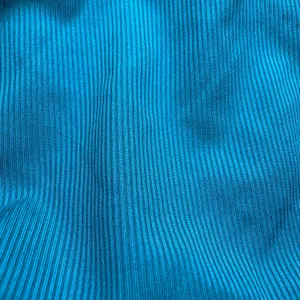 Shade & Shore High Leg Cheeky One Piece Swimsuit Medium Teal Ribbed Fabric thumbnail 3